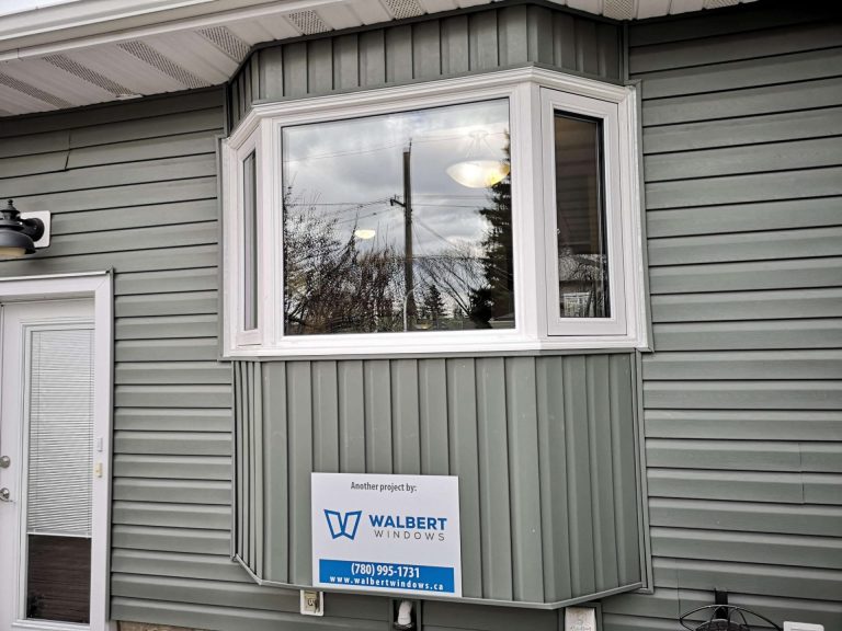 Recent European window replacement project in Edmonton by Walbert European Windows