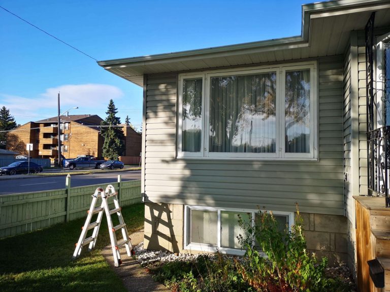 Tilt and turn windows in Edmonton home