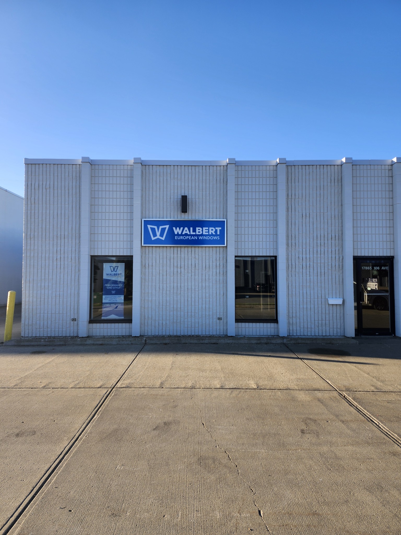 Walbert European Windows showroom